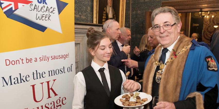 Sausages take centre stage at Worshipful Company of Butchers court lunch