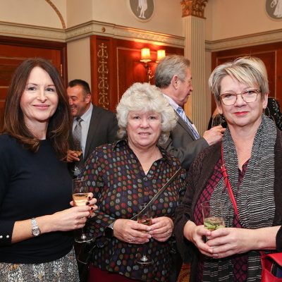 L-R: Sheryl Horne of Institute of Meat, Mary Fisher and Sophie Grigson.